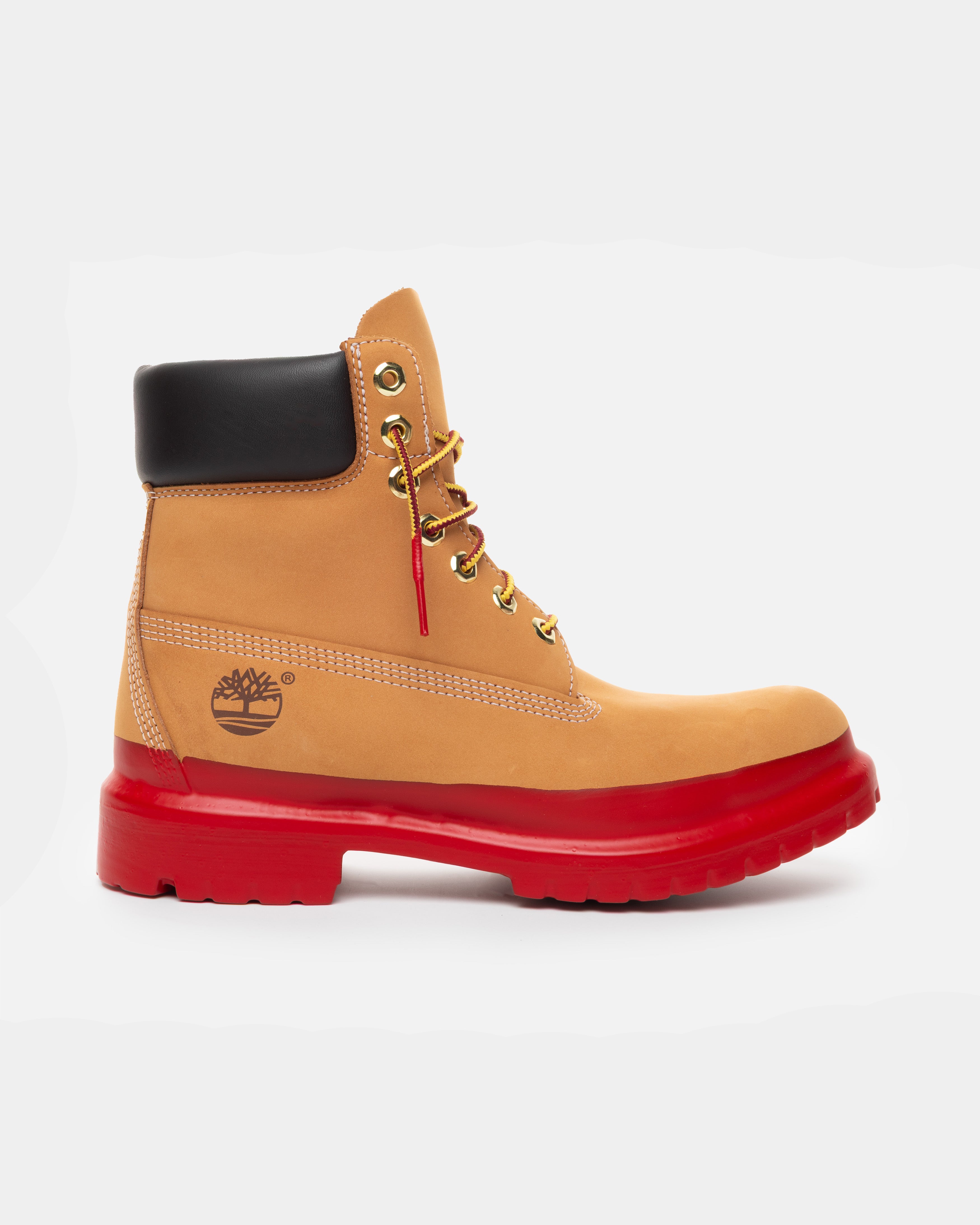 Red Timbs Cherry Red Timberland Boots Timberland Waterproof Boots  main image 3