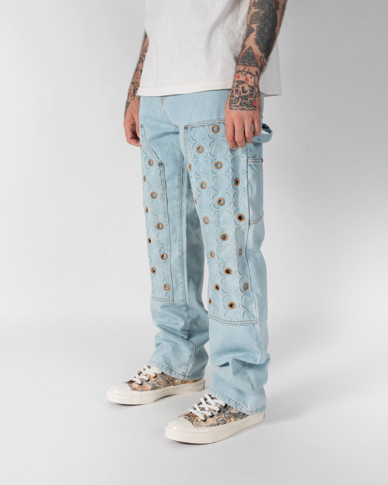 GRATE PANT (LIGHT WASH)