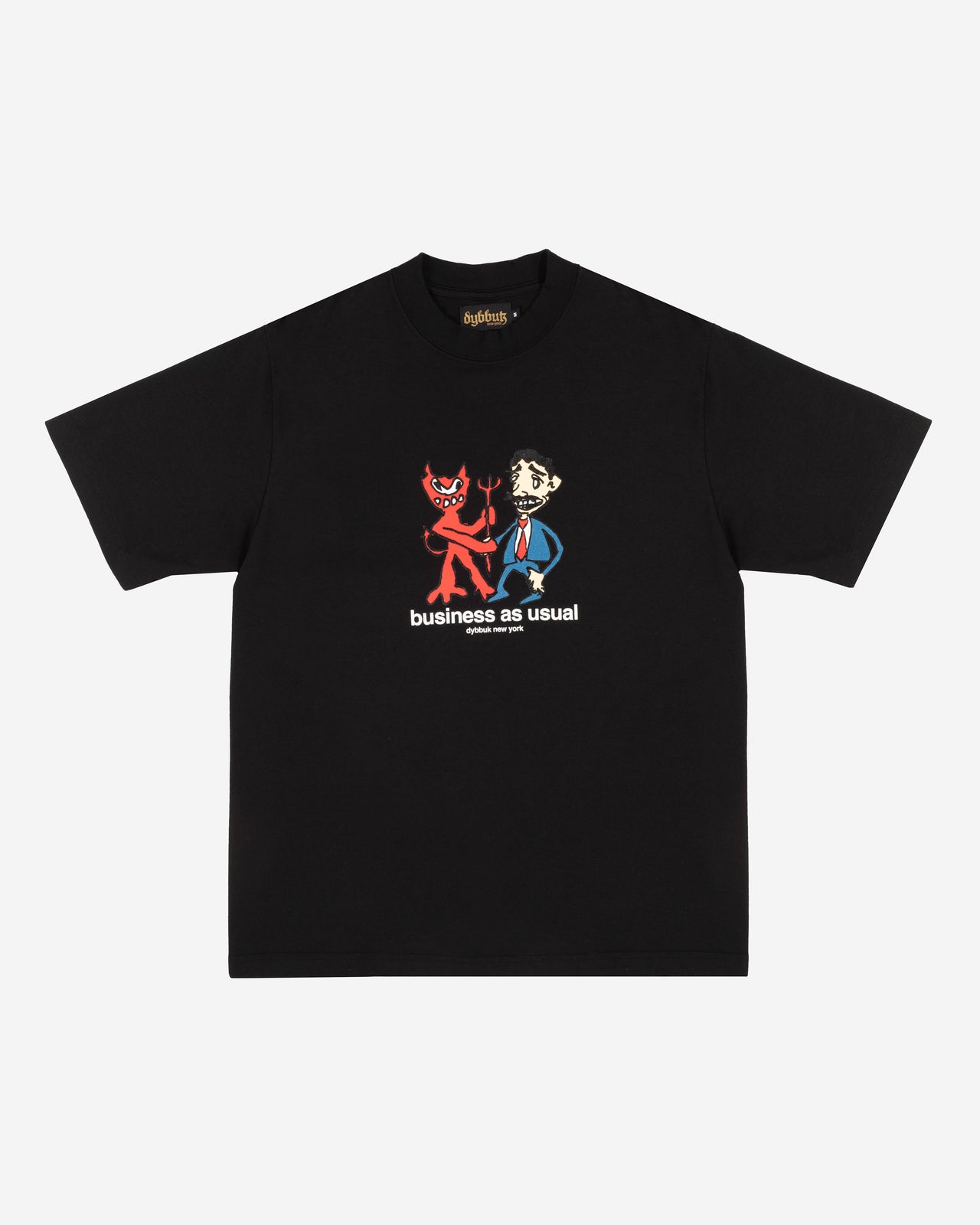 BUSINESS AS USUAL TEE (BLACK)