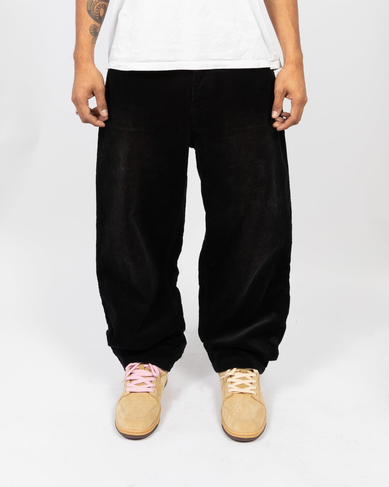 CORDUROY SKATE PANT (WASHED BLACK)