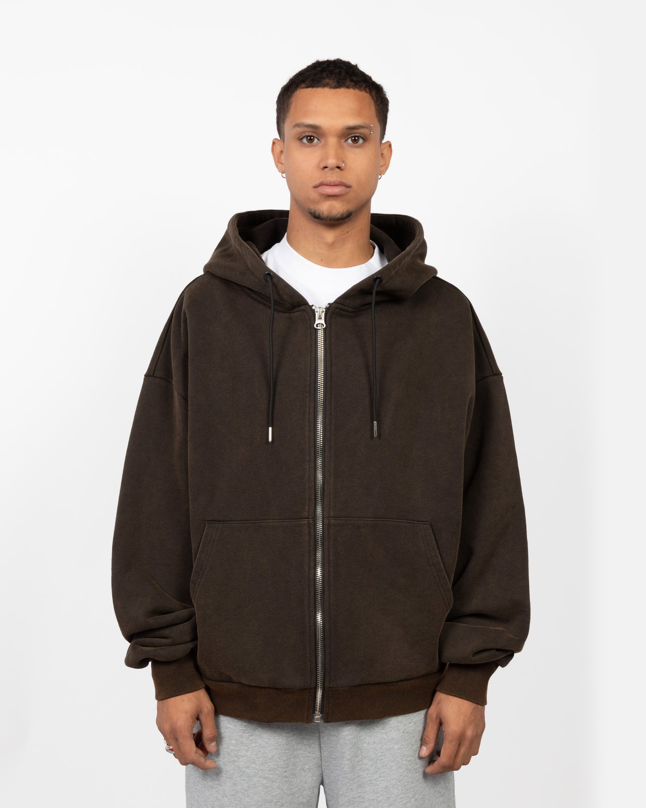 JEDI ZIP HOODIE (WASHED BLACK)