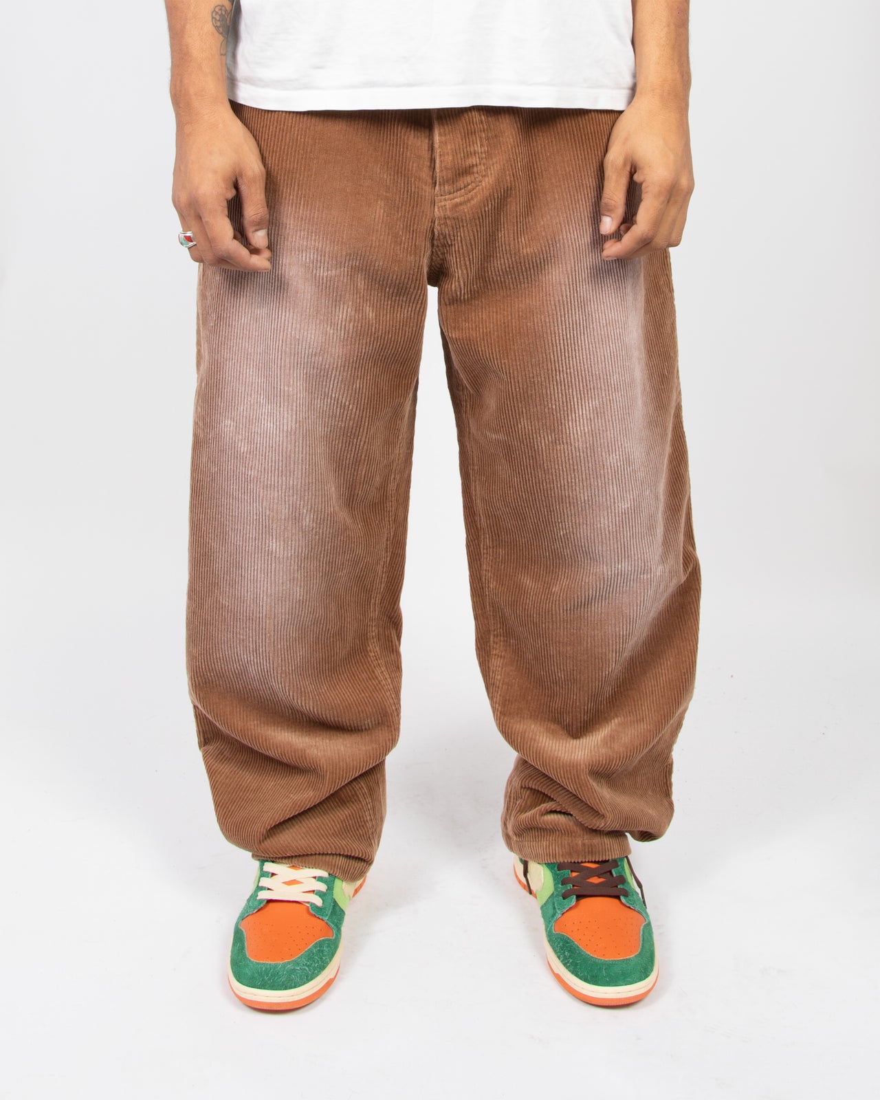 CORDUROY SKATE PANT (WASHED BROWN)