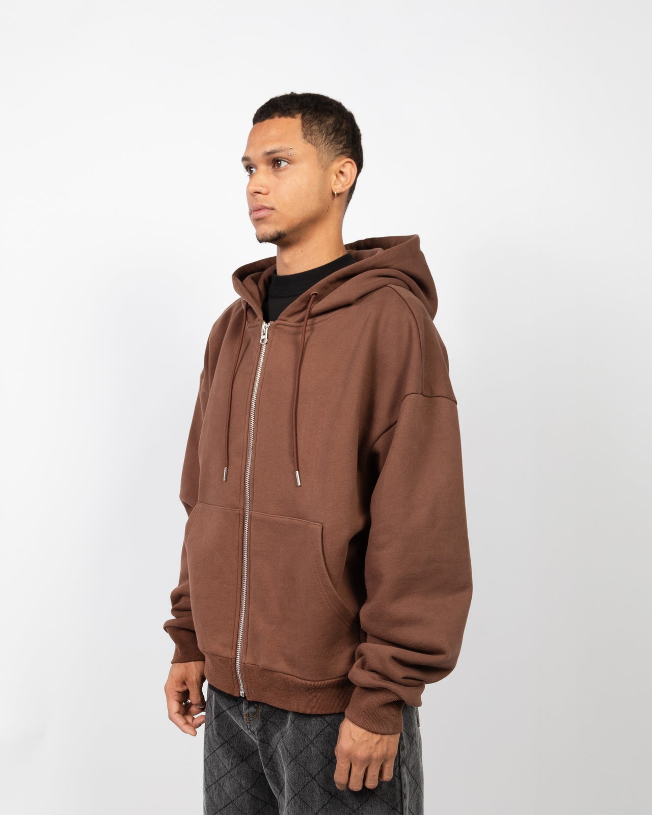 JEDI ZIP HOODIE (BROWN)