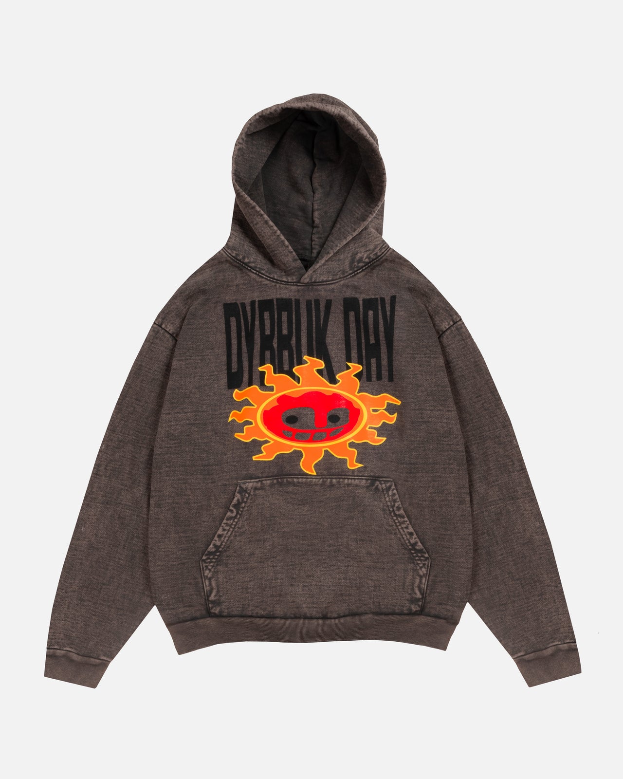 DYBBUK DAY HOODIE (WASHED BROWN)