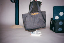 Load image into Gallery viewer, QUICK DRAW DENIM TOTE BAG
