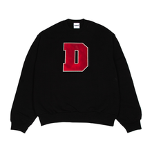 Load image into Gallery viewer, DROPOUT CREWNECK SWEATSHIRT (BLACK)
