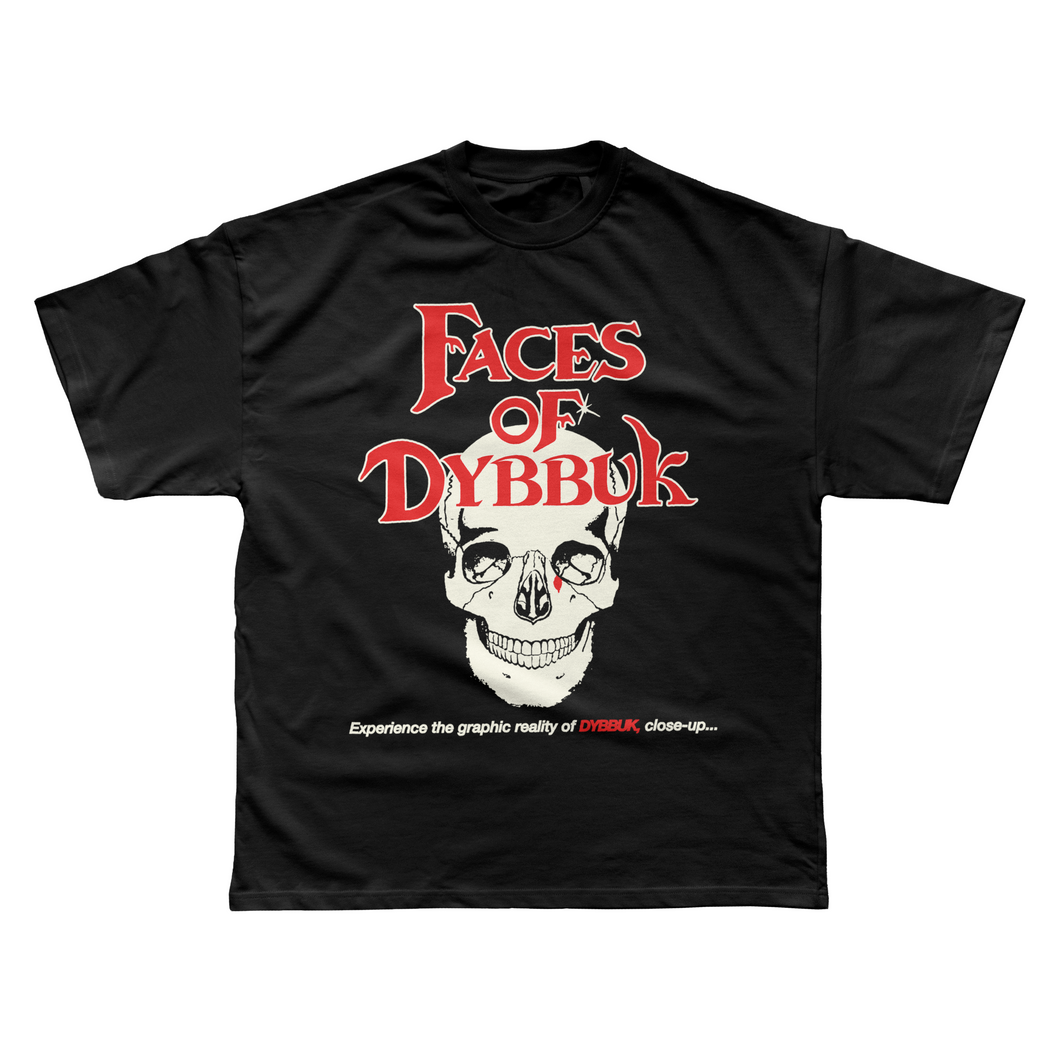 FACES OF DYBBUK TEE (BLACK)