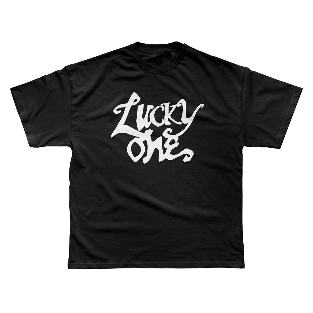 LUCKY ONE TEE (BLACK)