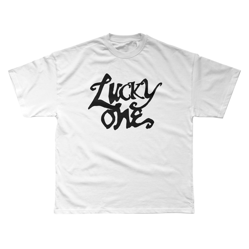 LUCKY ONE TEE (WHITE)
